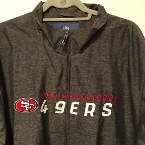 NWOT. SF 49ers Reebok ZIP Jacket. Free gift with this purchase. - Picture 4 of 8